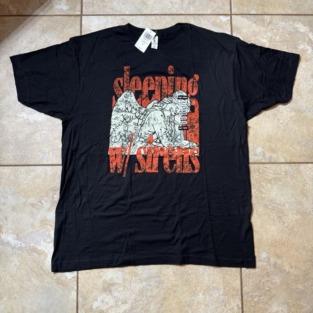 Sleeping With Sirens Crying Angel T-Shirt Size X-LARGE New With Tags
